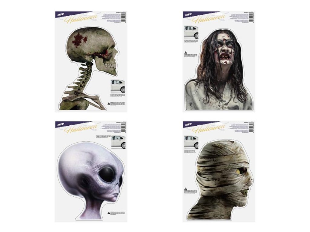 Ablakdekoráció, halloween WDH610 30x42 cm