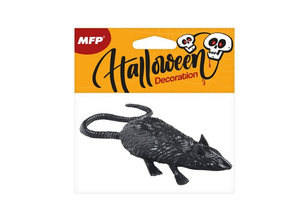 Fekete patkány 6,5 cm 6 db
