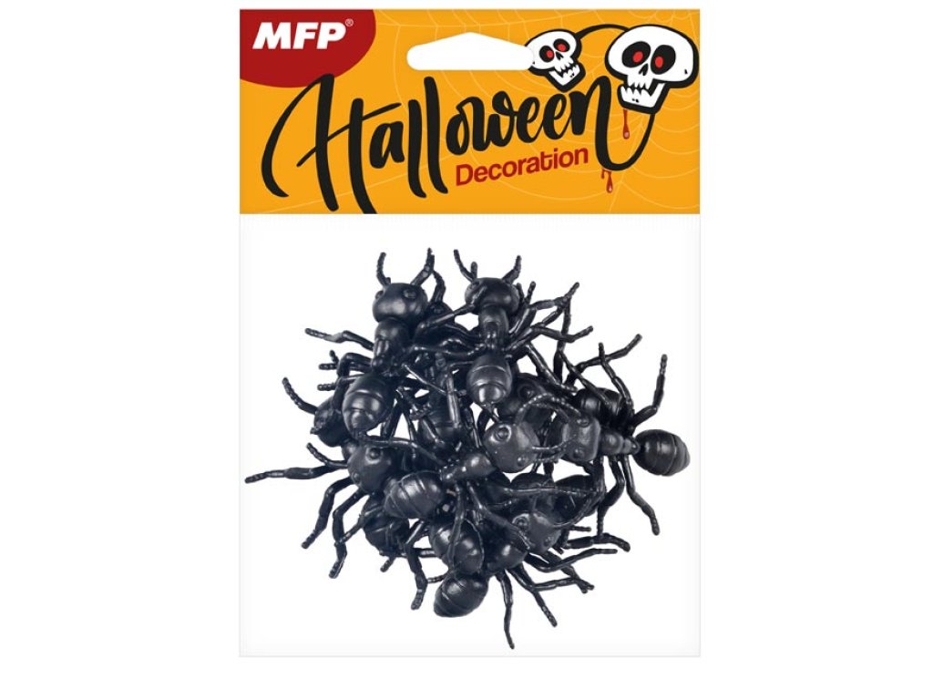 Hangya, műanyag 5cm 12db fekete