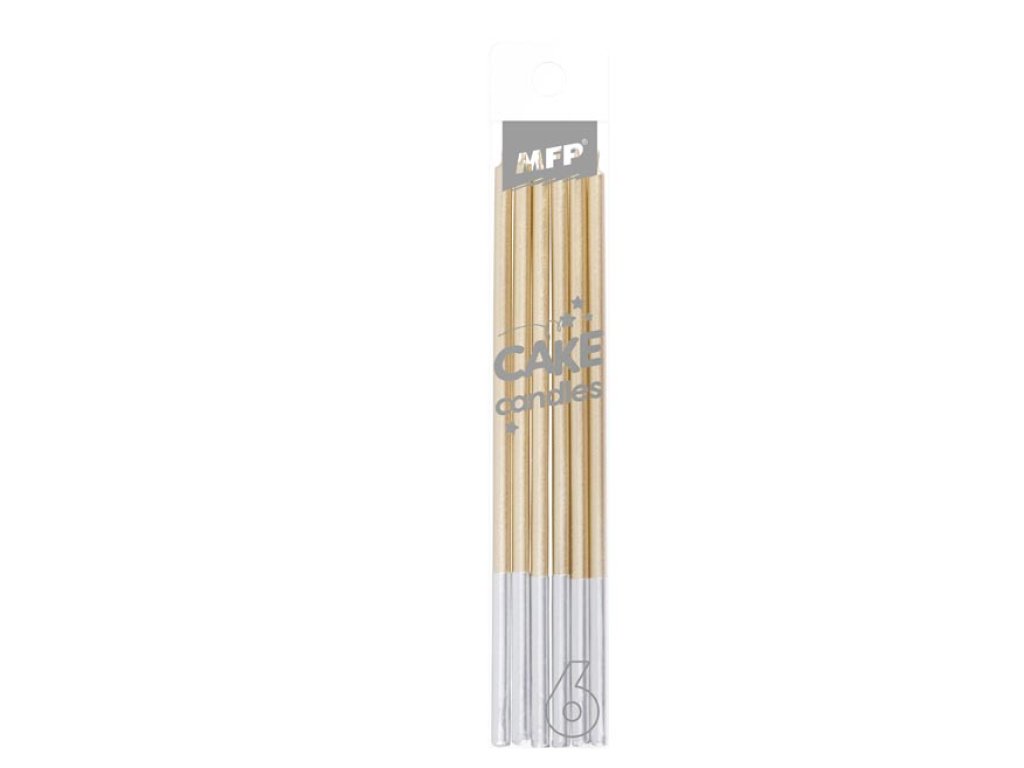 Tortagyertya MFP 6db 14cm arany