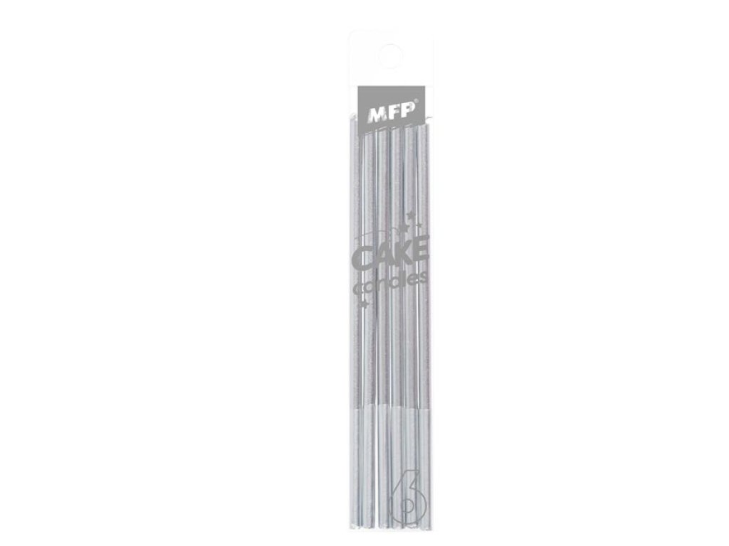 Tortagyertya MFP 6db 14cm ezüst